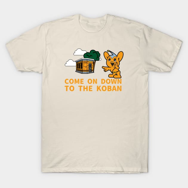 Pipo Kun Come on Down to the Koban T-Shirt by PsychicCat